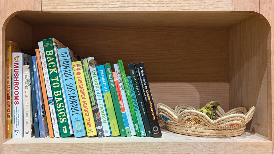 books on a shelf