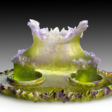 Karla Lieberman, Spring #1, 2004, Ceramic, glaze and kiln-cast glass 