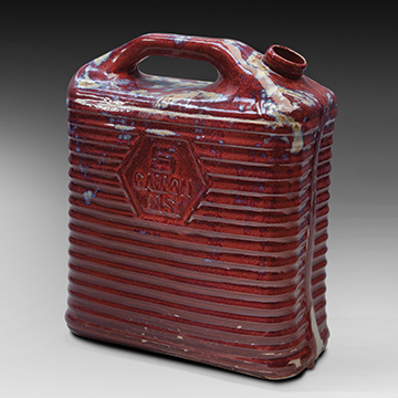 Matthias Merkel Hess, 5 Gallon Water Carrier, 2011, Porcelain and glaze