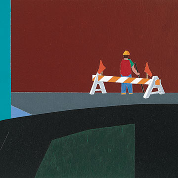 Marvin Gates, Workman, 2004, Oil on canvas 