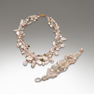 Elisabeth Kirsch, Untitled Necklace and Bracelet, 2020