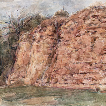 Wilbur Niewald, Rocks at Cambridge Circle I, 2017