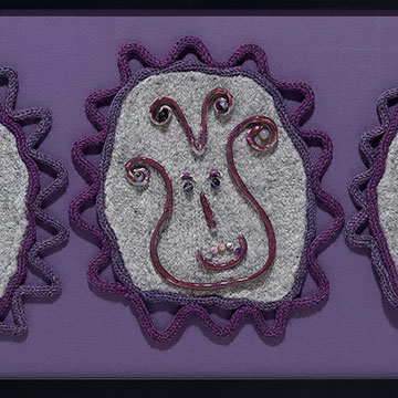 Eva Wilkin, Pearly Purple People, 2020