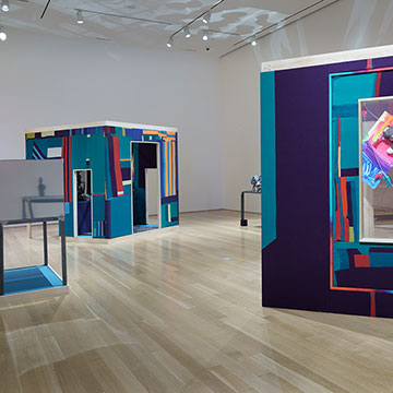 Colorful installation works by Rashawn Griffin