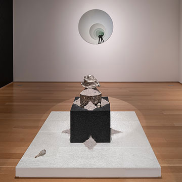 artwork by Andrew Mcilvaine on display at the Nerman Museum