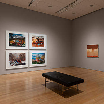 View of the PhotograpHER exhibition at the Nerman