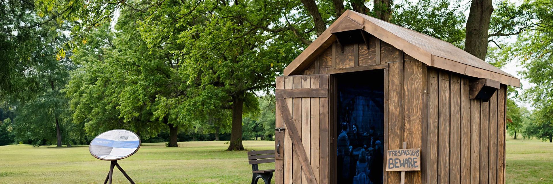 Special Installation: Trespassers Beware!