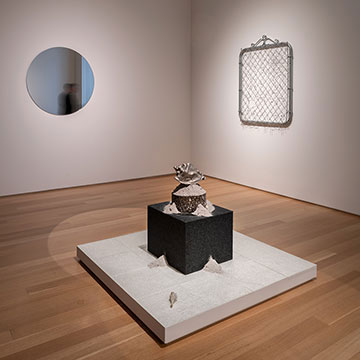 art by Andrew Mcilvaine on display at the Nerman Museum